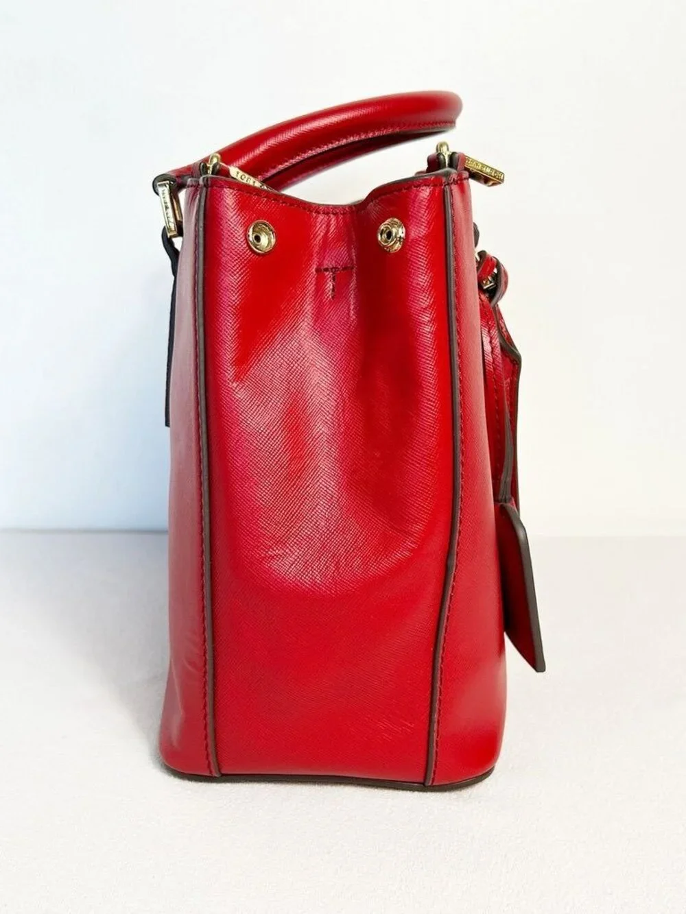 Tory Burch Saffiano Leather Robinson Double Zip Tote in Limited Edition Red - Ne
